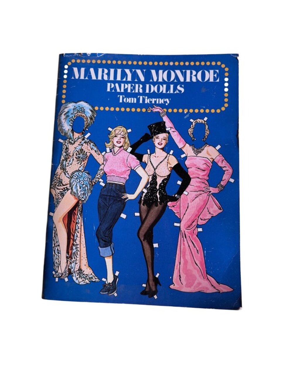 Vintage Marilyn Monroe Paper Dolls By Tom Tierney 1985 Dover Full-Color Cut-Out